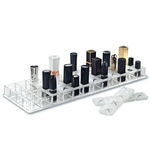 Acrylic Lipstick Organizer 16" L x 5.5" W x 1.25" H Alex Drawer Compatible